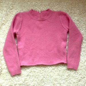 Hot Pink Cropped Sweater